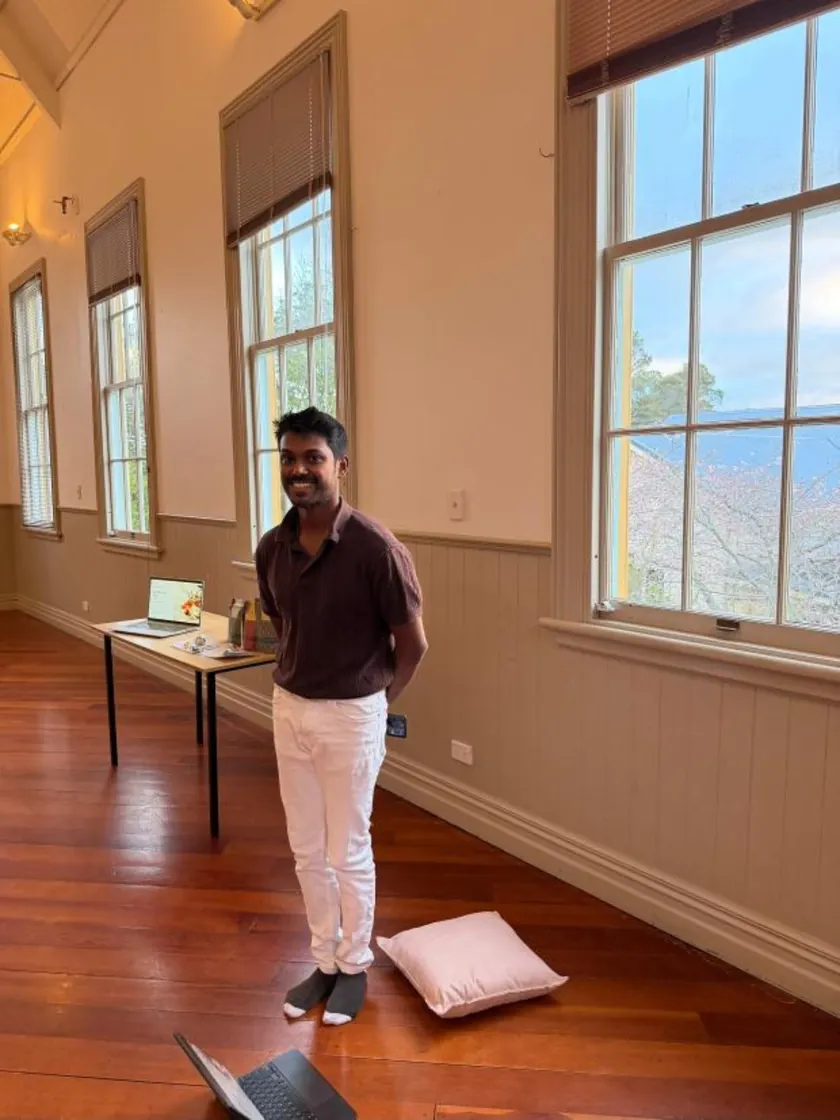 Smitea facilitator at a workshop venue